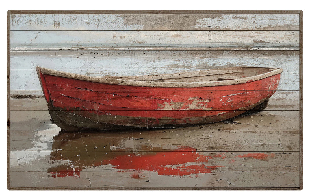 190 Red Canoe Sign