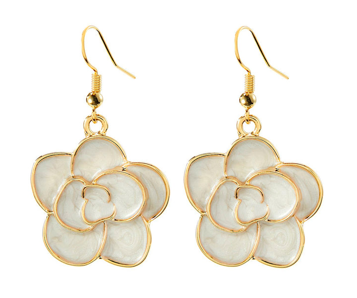 Dangle Flower Earrings