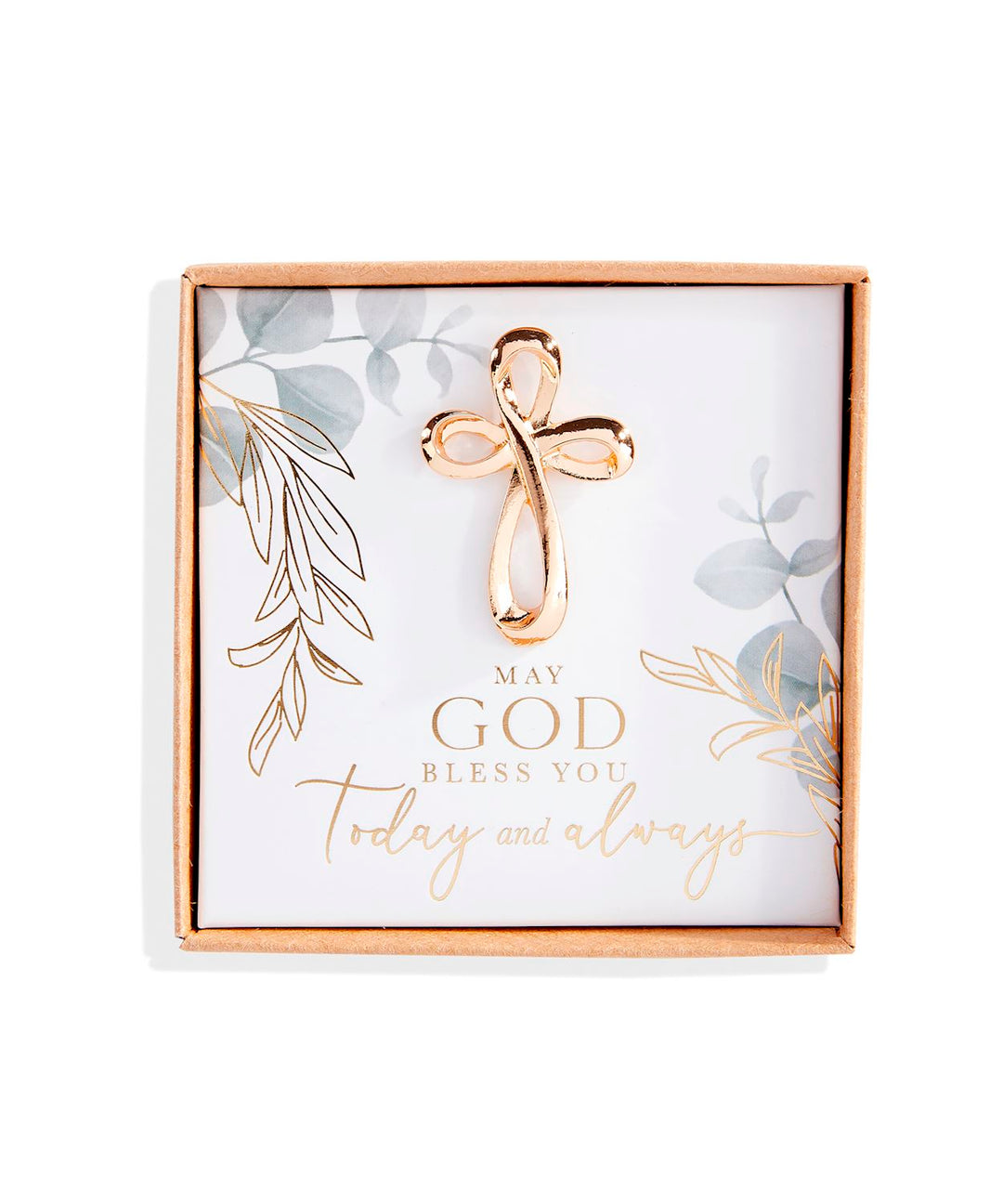 Gold Cross Pin