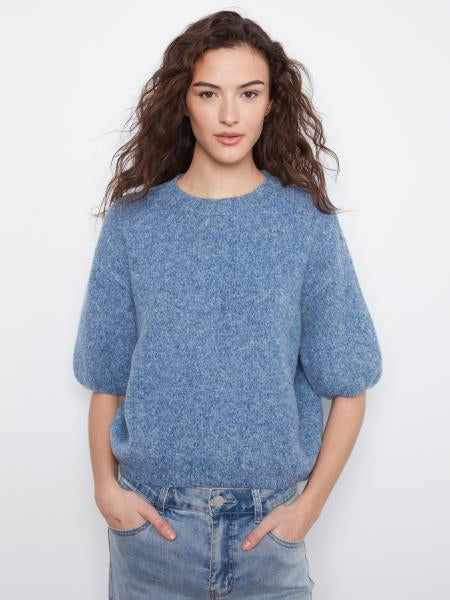 Elbow Sleeve Balloon Sweater