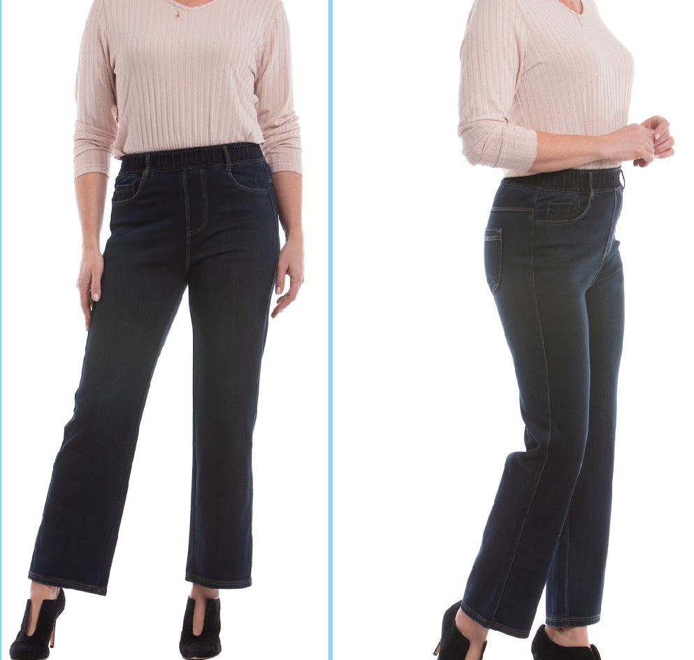 Soft Denim Pull On Pant