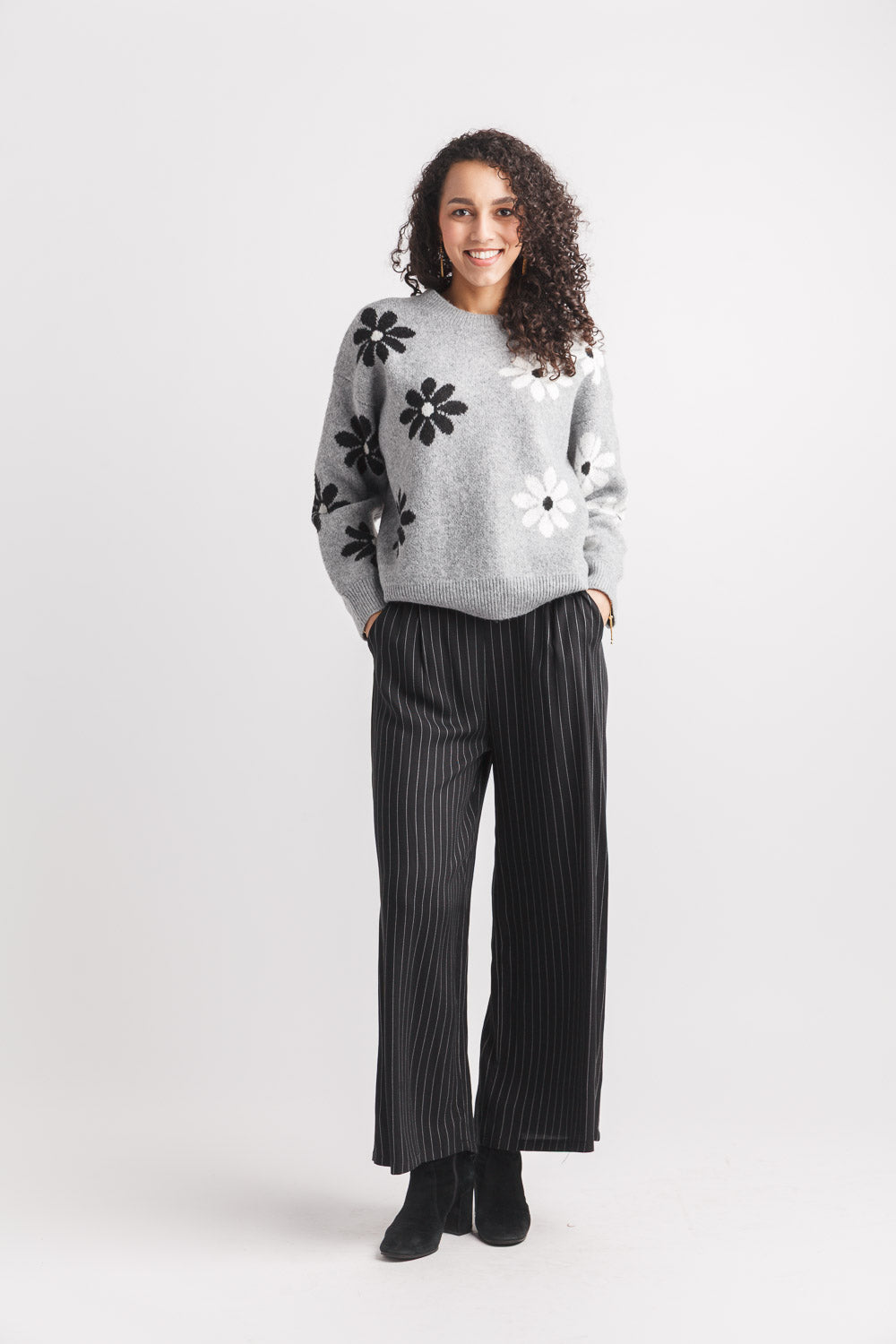 Daisy Knit Sweater