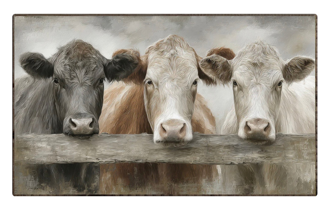 9021 Watercolor Cows