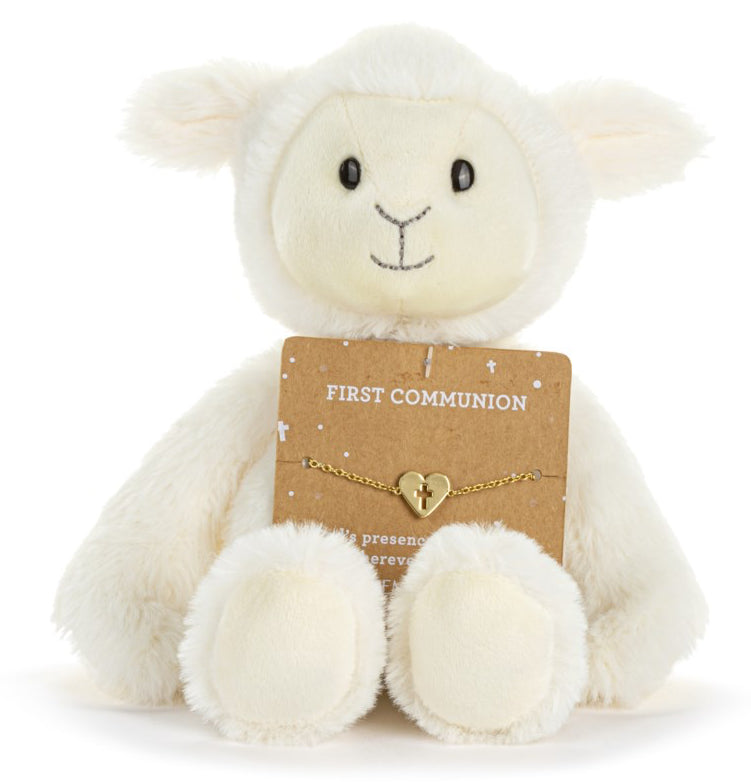 Lamb Teddy W/Bracelet