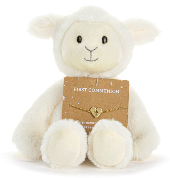Lamb Teddy W/Bracelet
