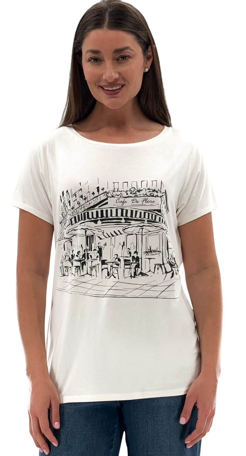White Cafe T-Shirt