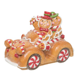 Resin Gingerbread Car