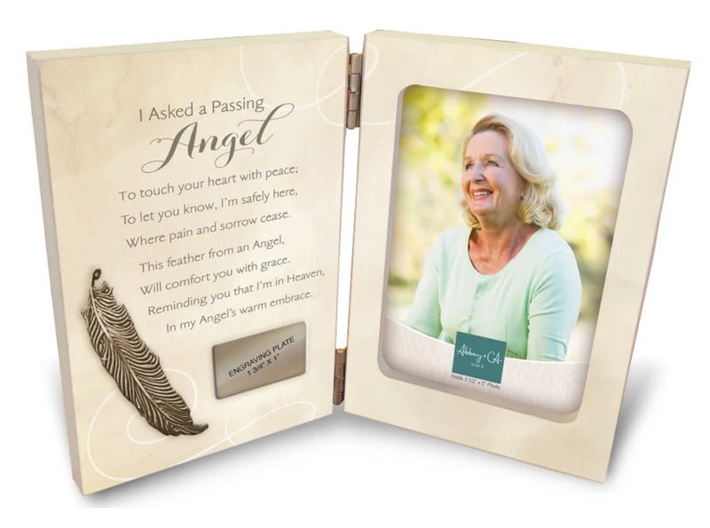 Passing Angel Hinged Frame W/Engraving Plate