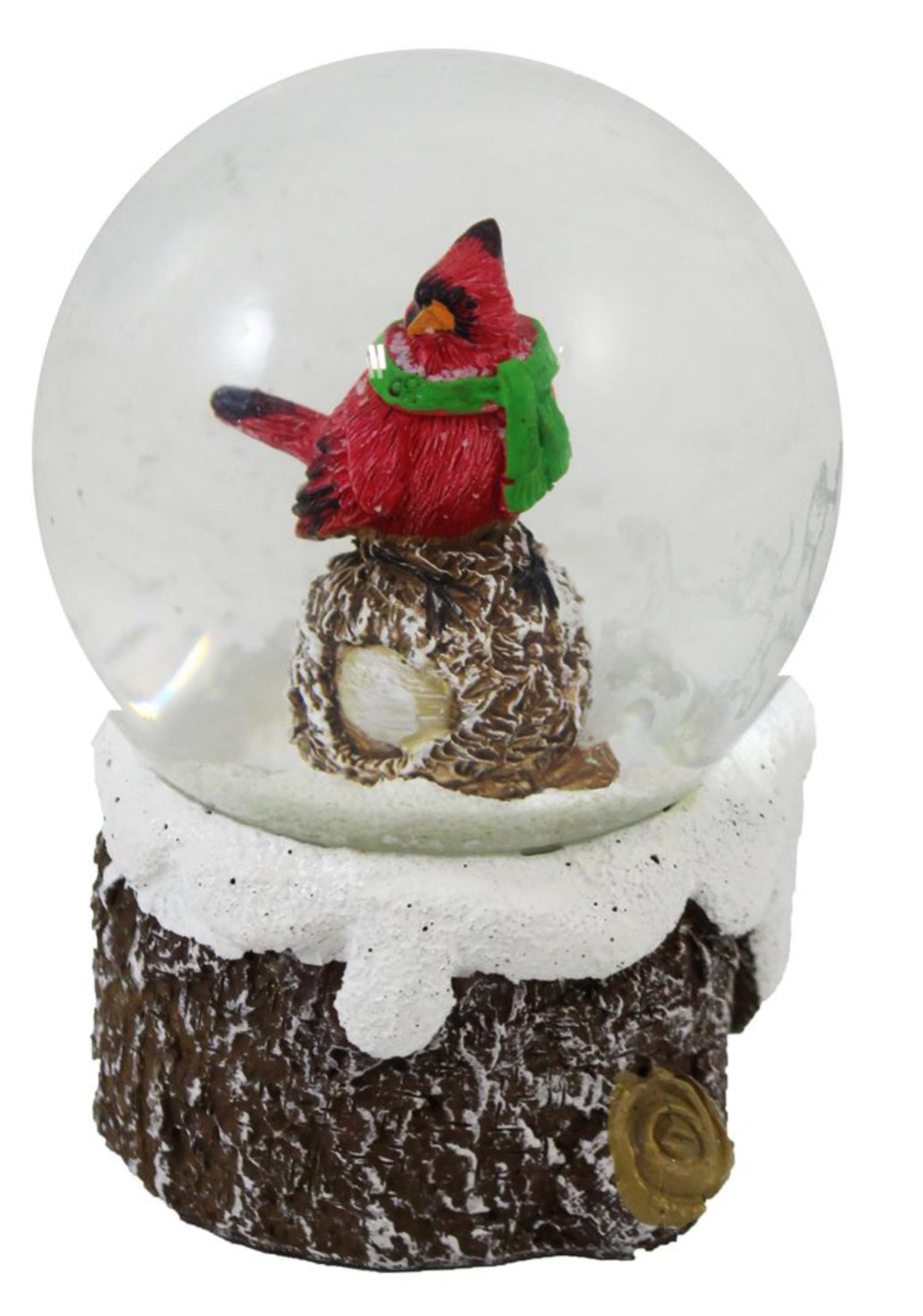 LED Mini Cardinal Snowglobe