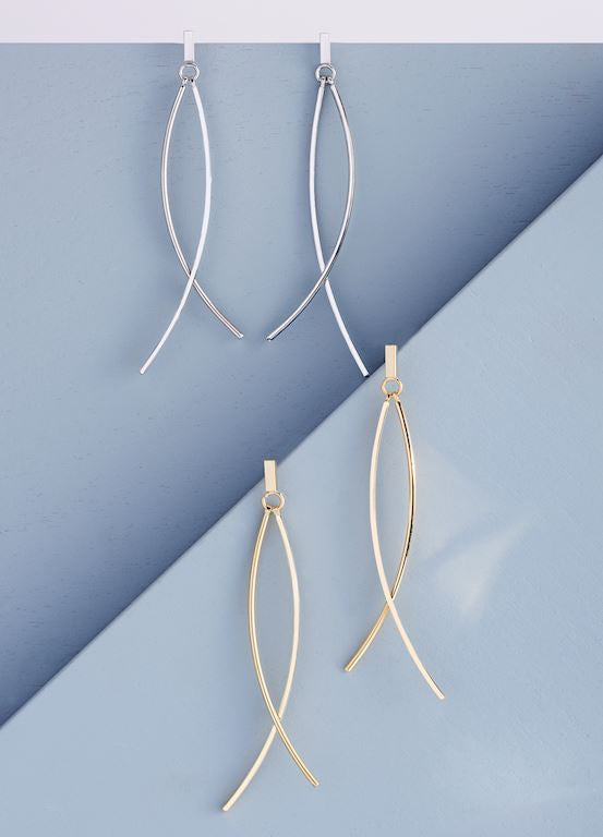 Long Dangle Knot Earring