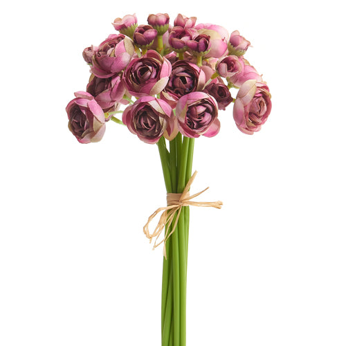 11” Purple Ranunculus Bouquet