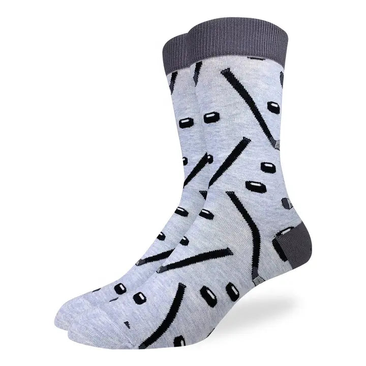 Men’s Hockey Stick & Pucks Socks
