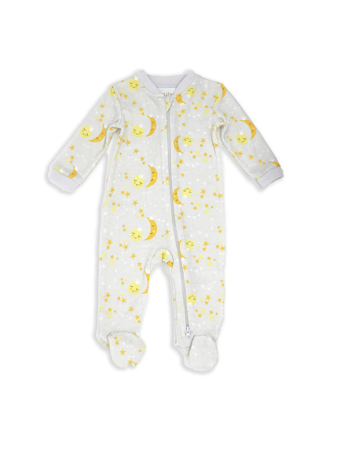 Grey Galaxy Printed Sleeper W/2 Way Zipper