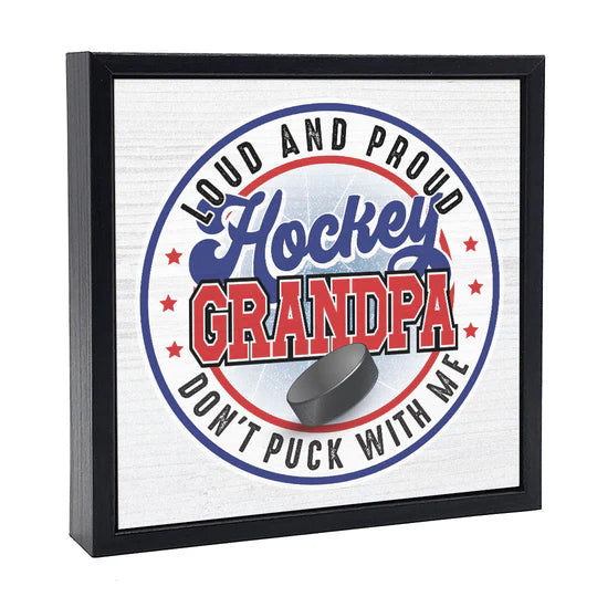 Hockey Grandpa Sign
