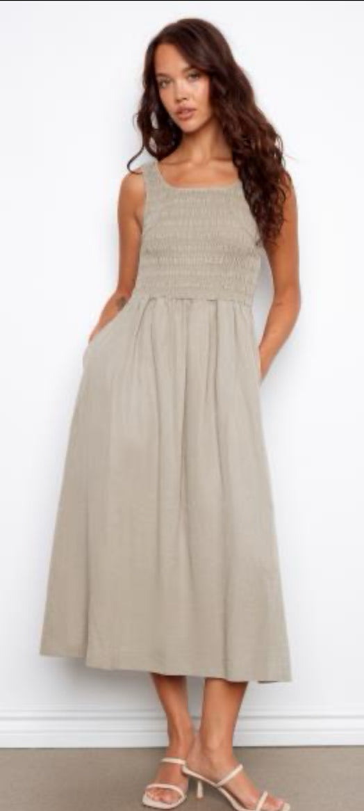 Sleeveless Maxi Tencel Dress