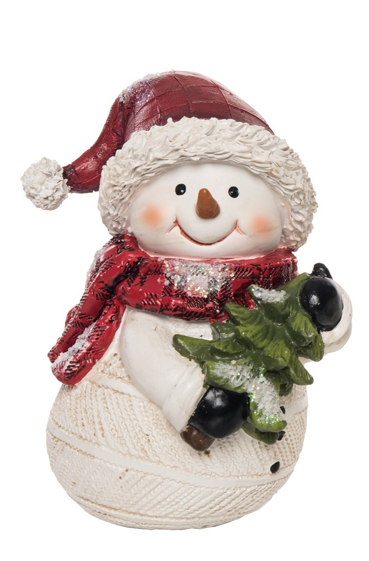 Resin Cutie Snowman Figurines