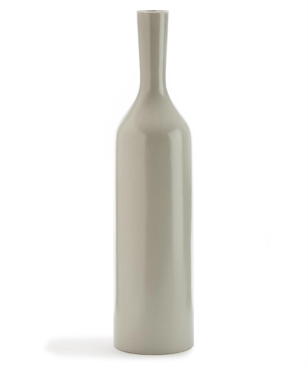 Matte Light Grey Bottle Vase