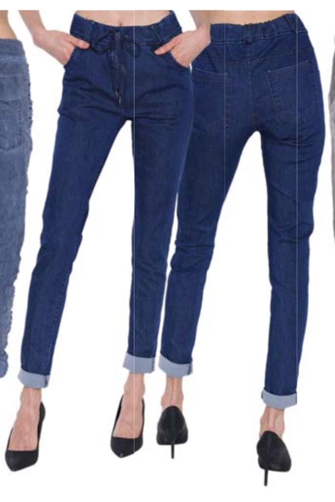 Denim Jogger Style Pant