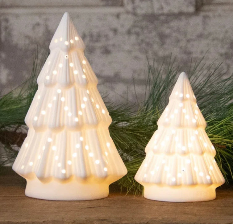Ceramic Bisque LED Trees