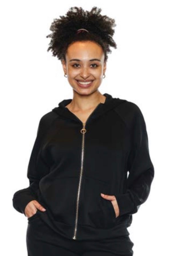 Zip Up Scuba W/Hood
