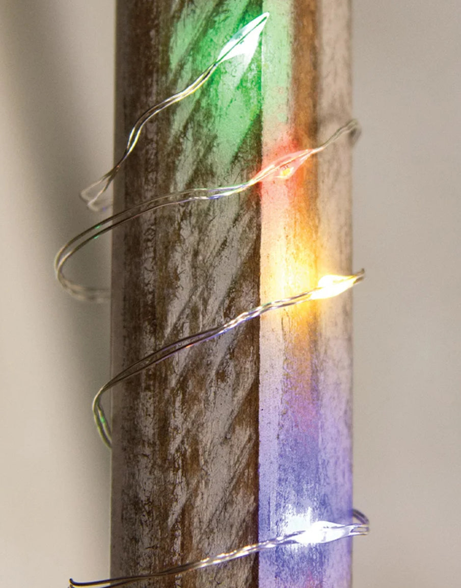 LED Multi Color Bud String Light