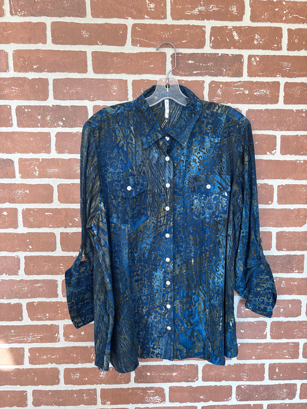 Wendy Ritual Blue Blouse