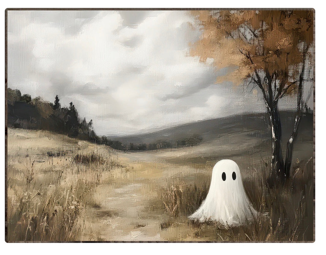 8007 Vintage Landscape W/Ghost
