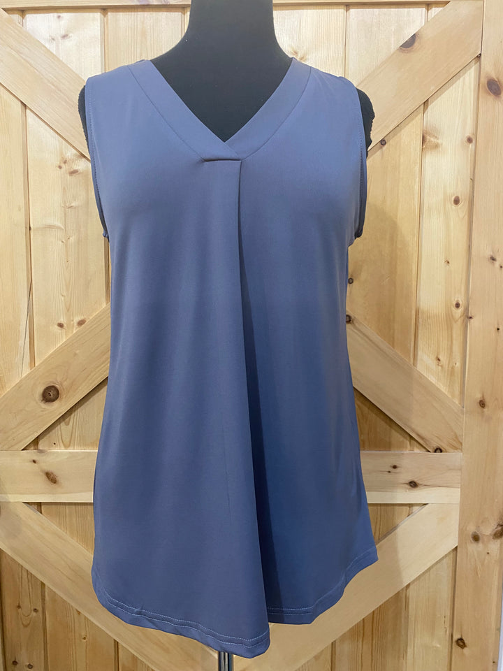 Sleeveless VNeck Top