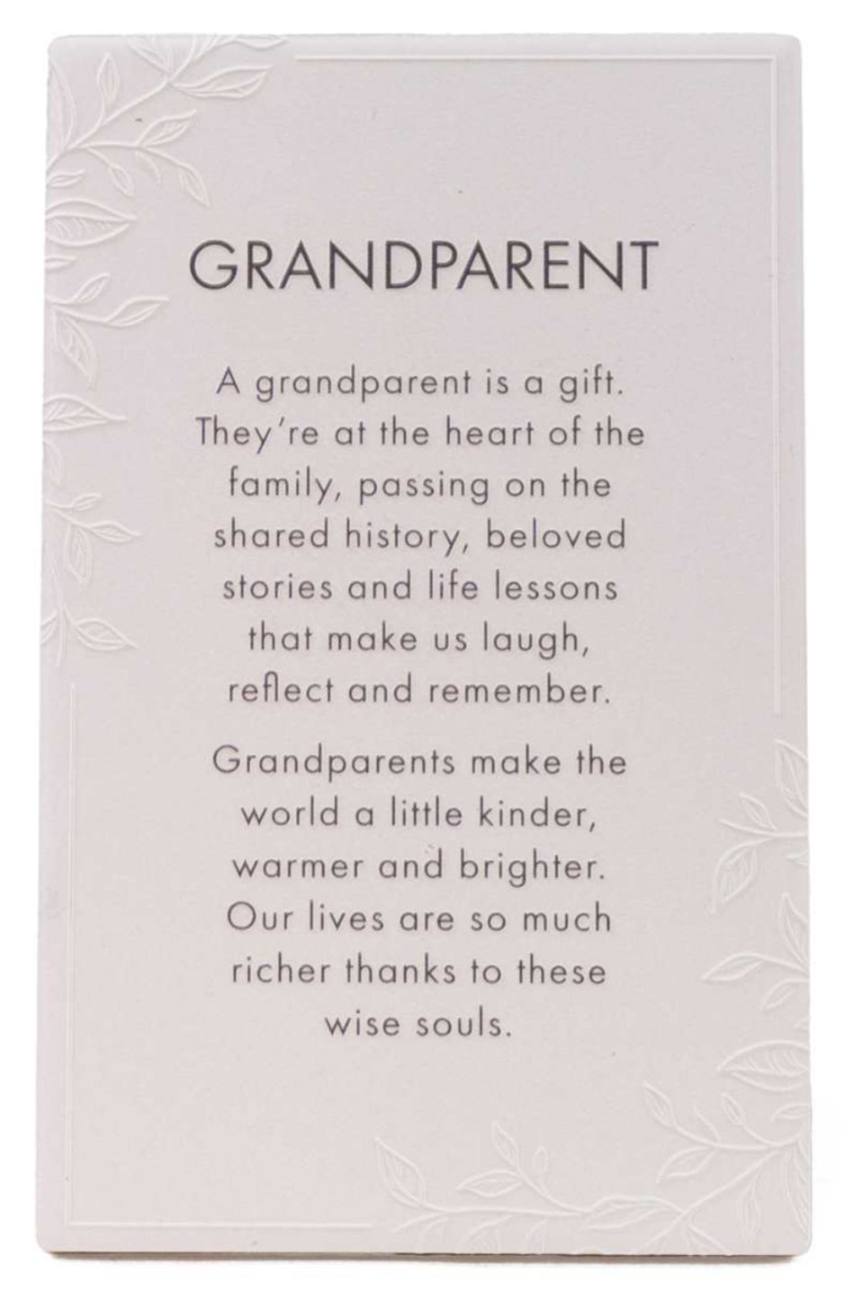 Grandparent Plaque W/Stand