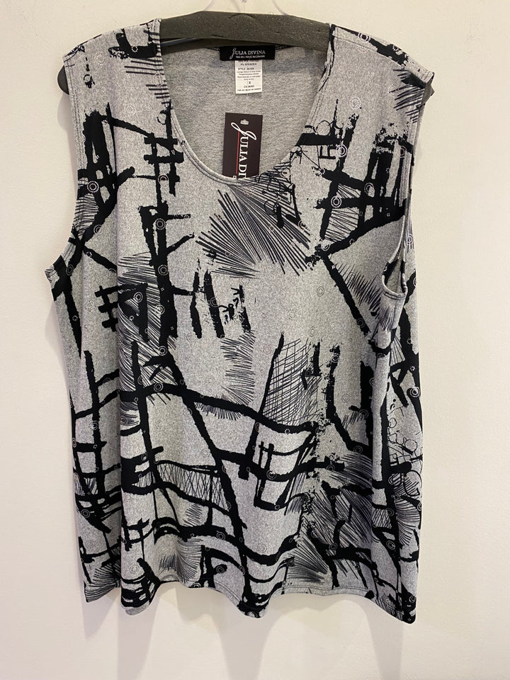 Patterned Tank Top