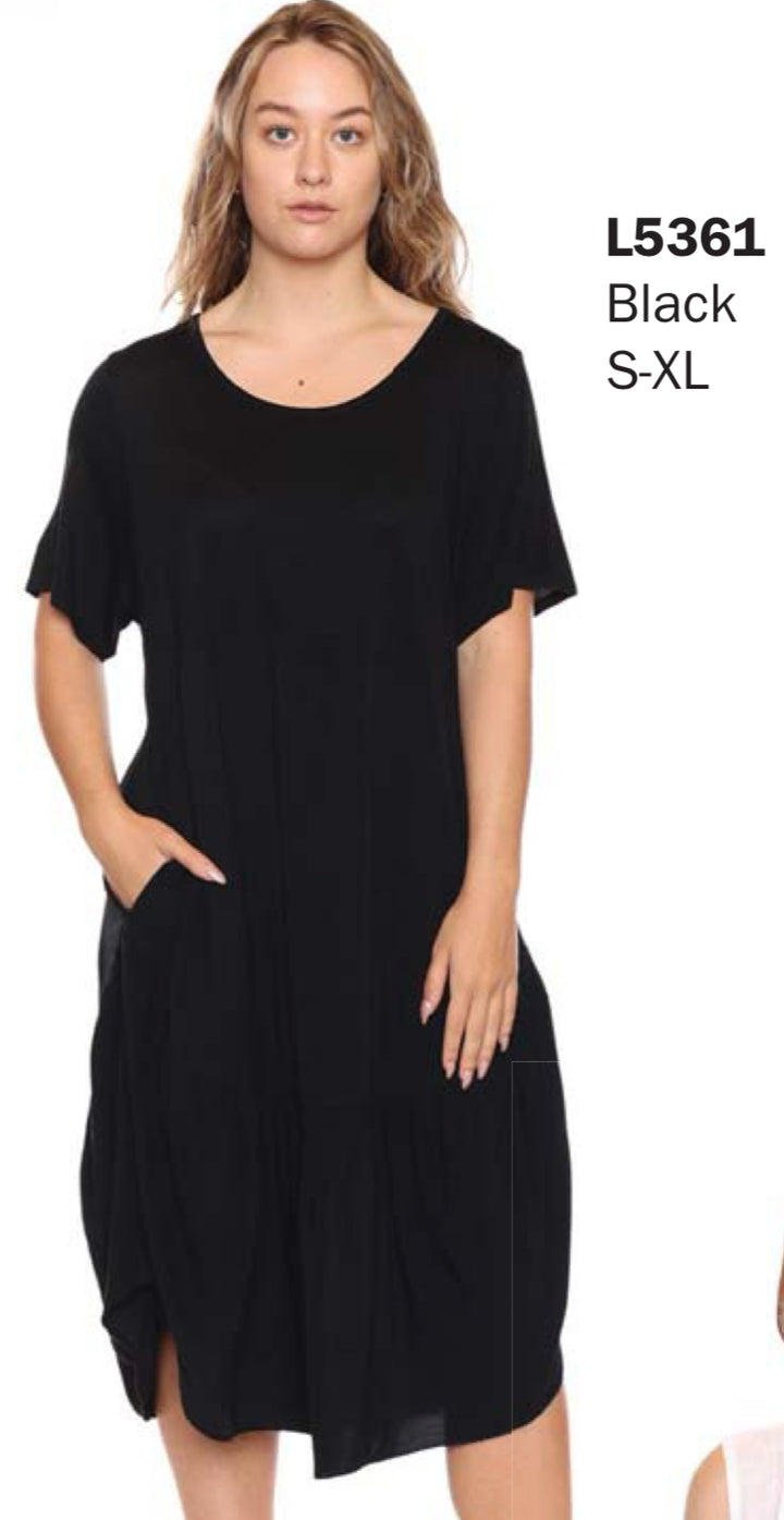 Flowy Tiered T-Shirt Dress