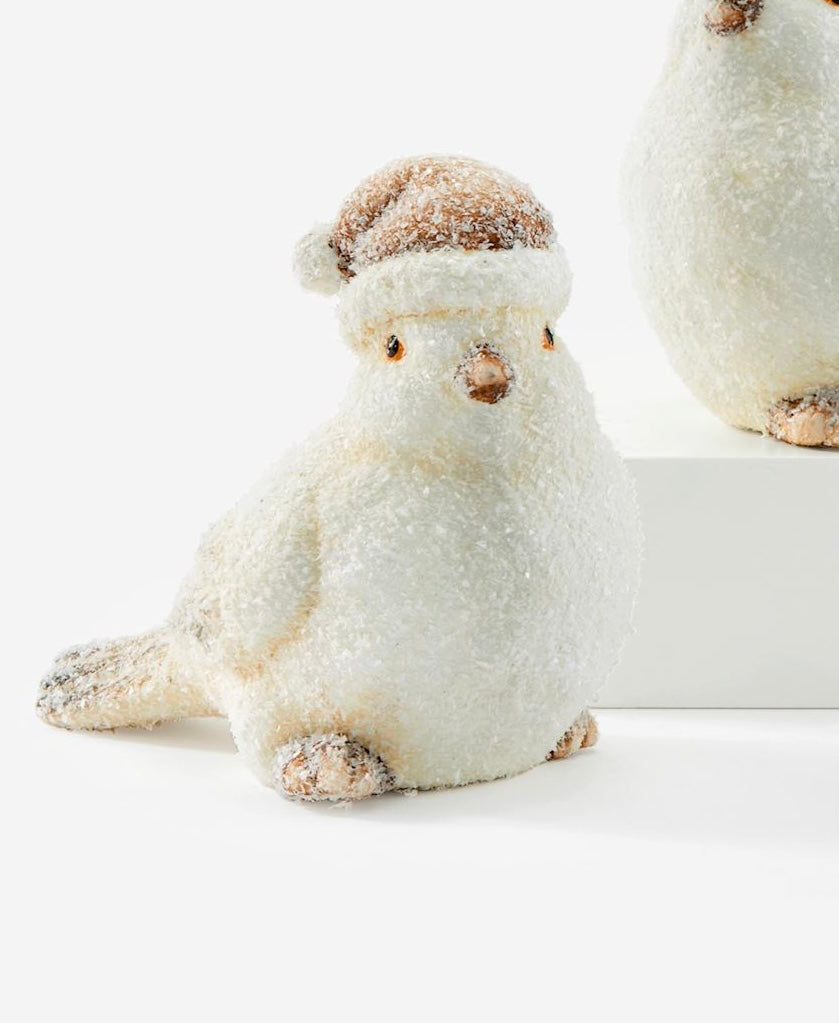 Winter Bird Figurine