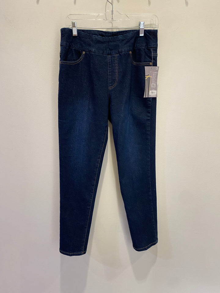 Pull On Ankle Jean W/Front & Back Pockets