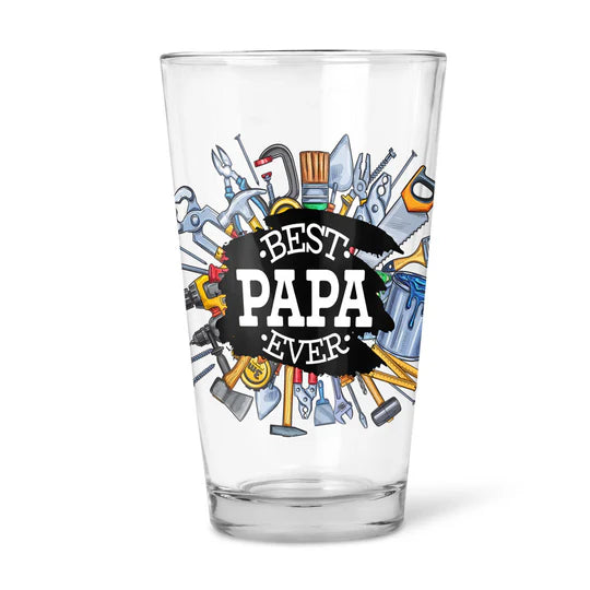 16oz Beer Glass Best Ever