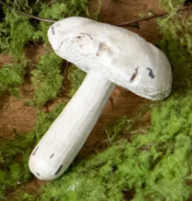 White Mushroom Figurines