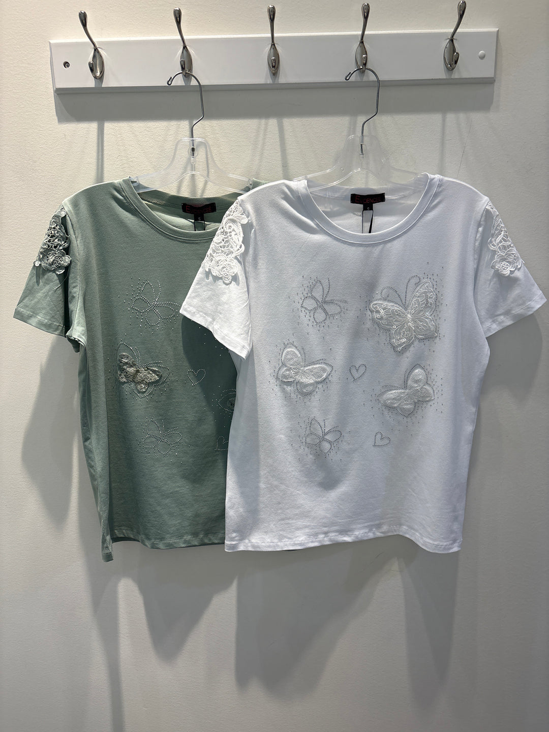 Butterfly Sparkle & Lace TShirt