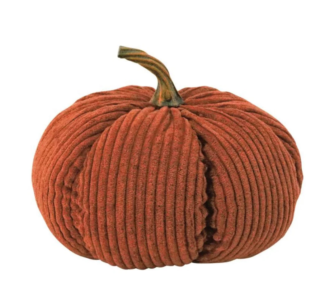 Medium Plush Orange Pumpkin