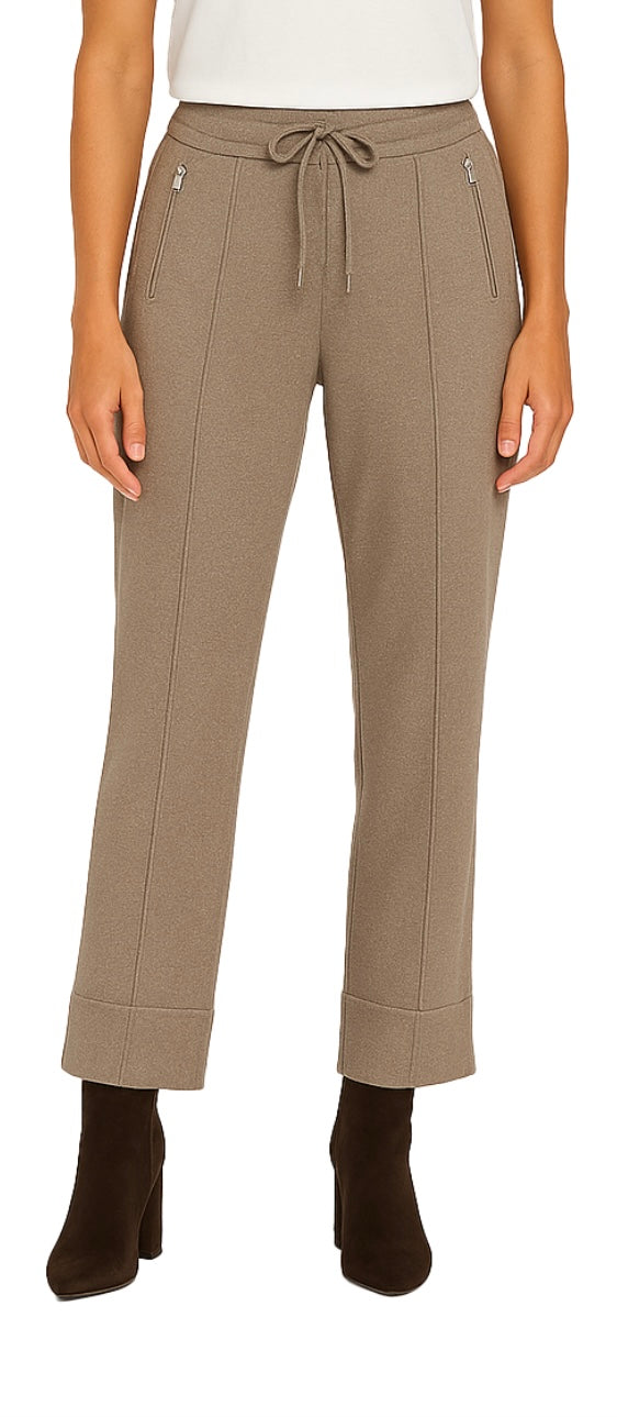 Full Length Drawstring Pant W/Zipper Pockets