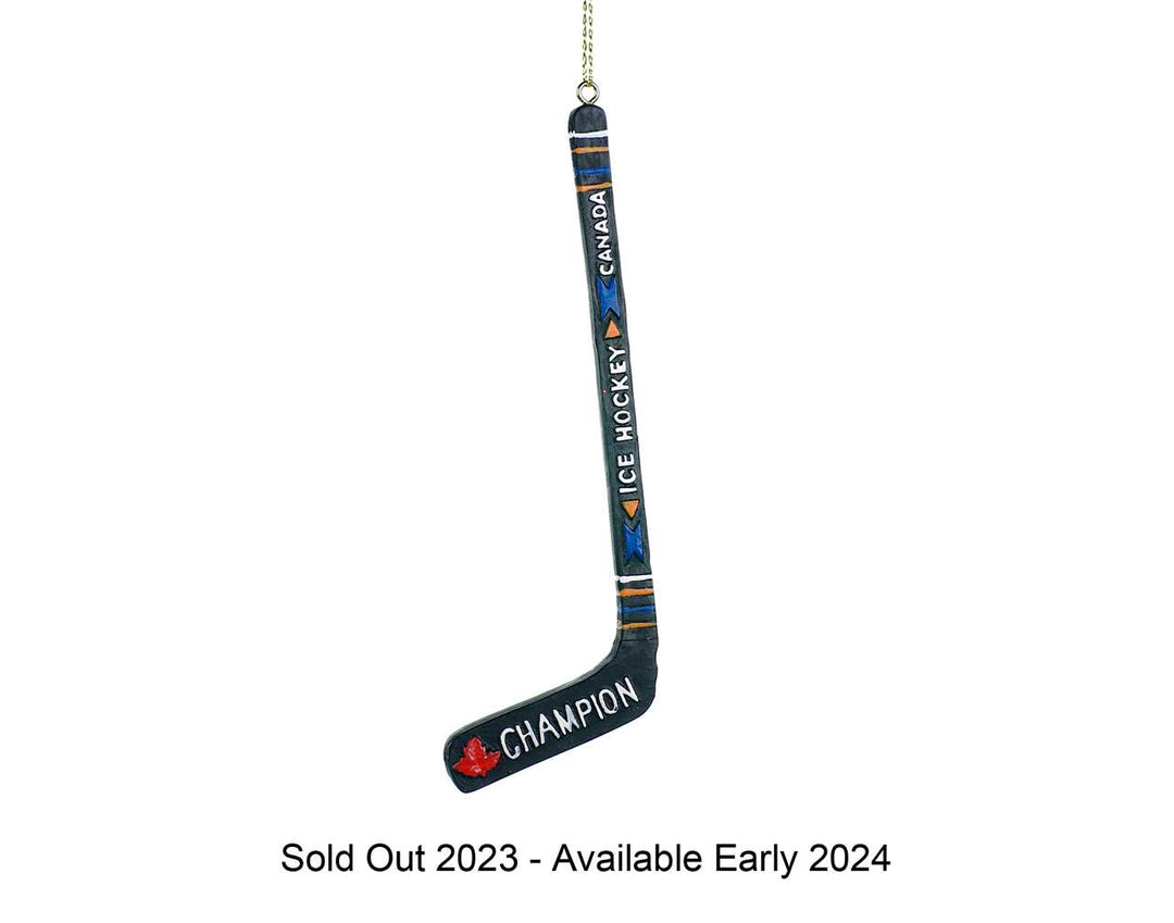 Canada Hockey Stick Ornament