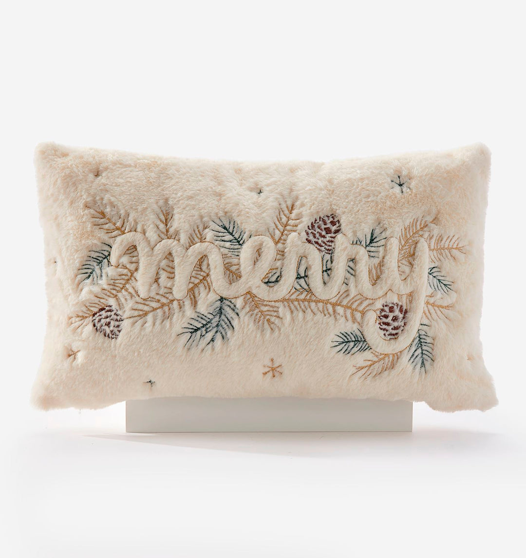 Faux Fur Merry Pillow