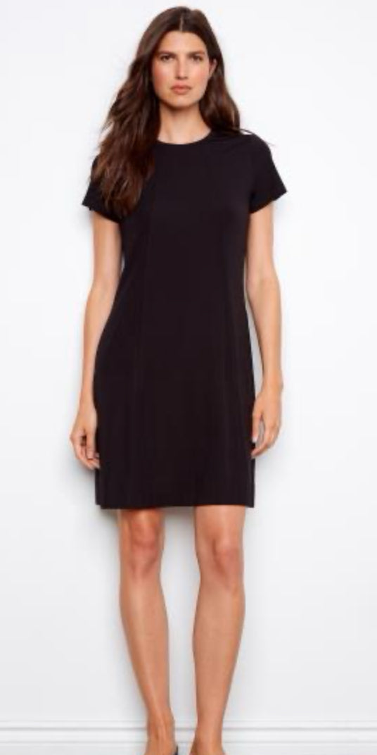 Interlock Knit Knee Length Dress