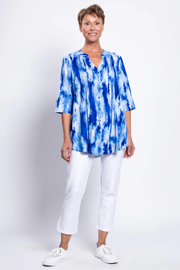 Margate Ocean Tides Bamboo Blouse