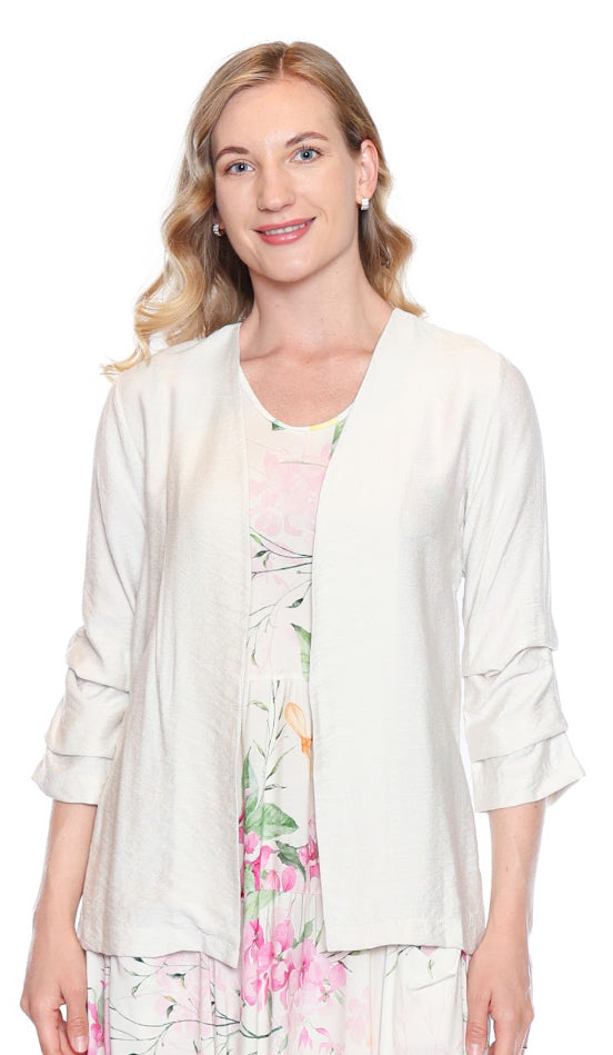 Ruffle Sleeve Cardigan