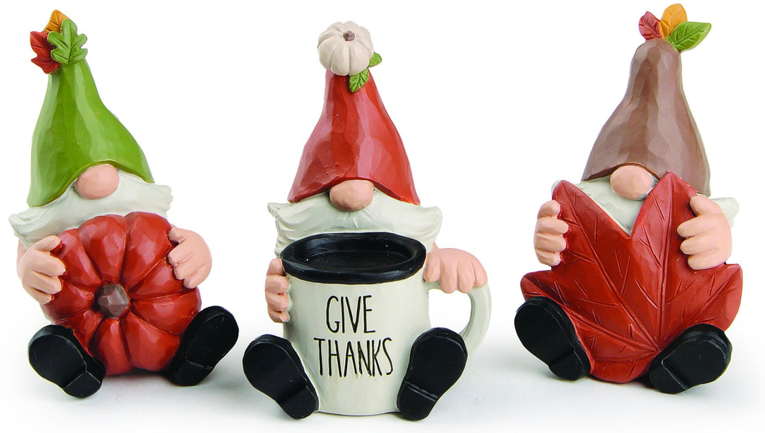 BB. Fall Gnome Figurine