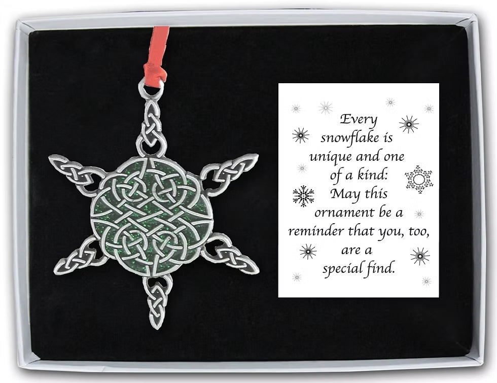 Celtic Snowflake Ornament