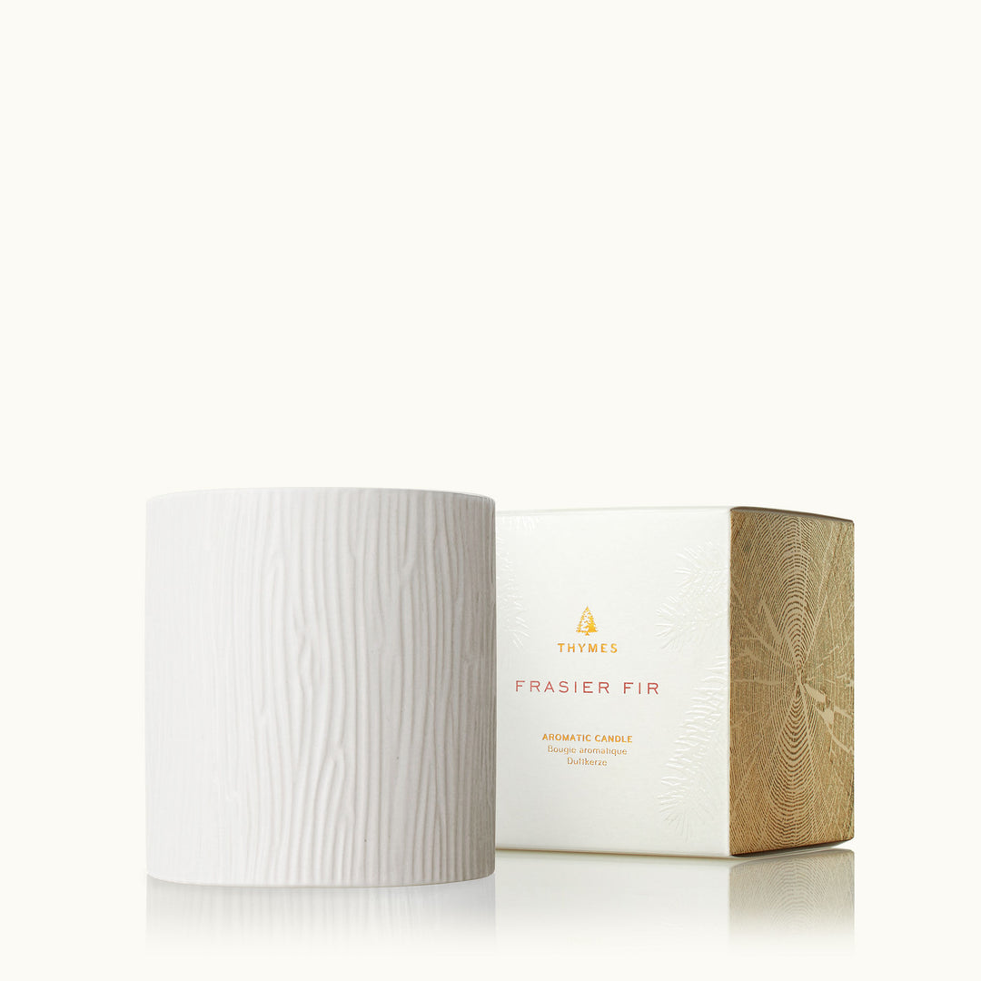 Fraiser Fir Gilded Ceramic Candle