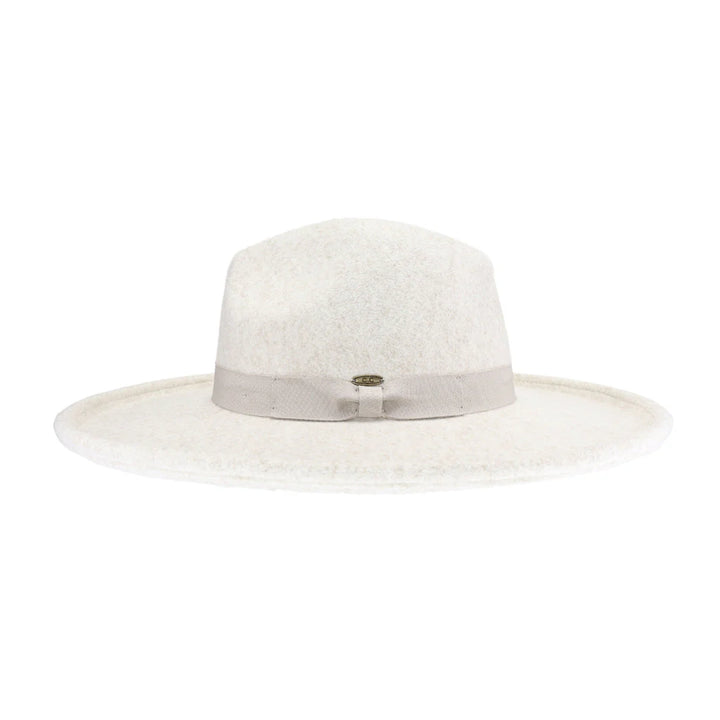 CC. Rolled Edge Brim Vegan Felt Hat