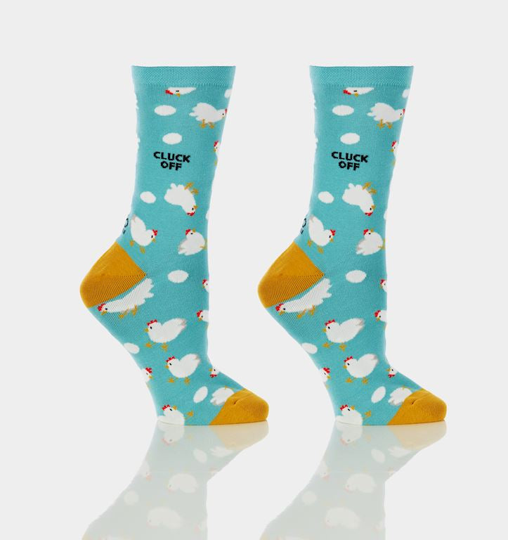 Cluck Off Women Crew Socks