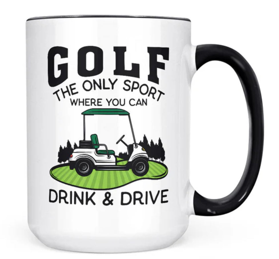 15oz Golf Drink Mug