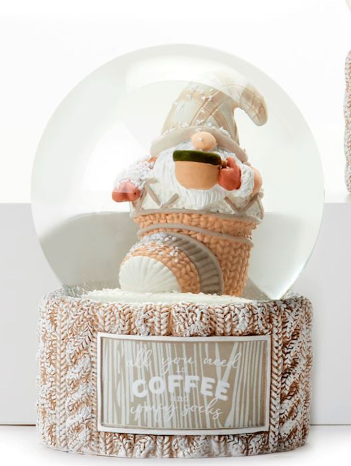 Mini Christmas Gnome Snow Globe